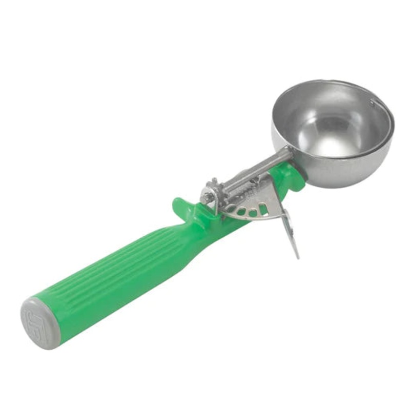 Vollrath Color-Coded One-Piece Thumb Press Disher, 2 2/3 oz