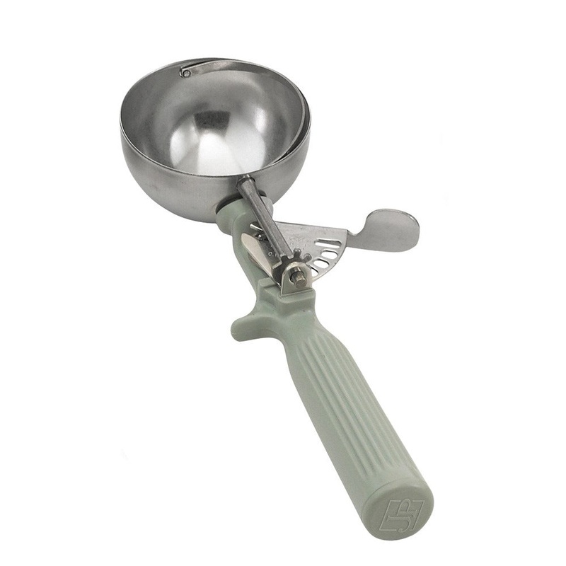 Vollrath Color-Coded One-Piece Thumb Press Disher, 4 oz
