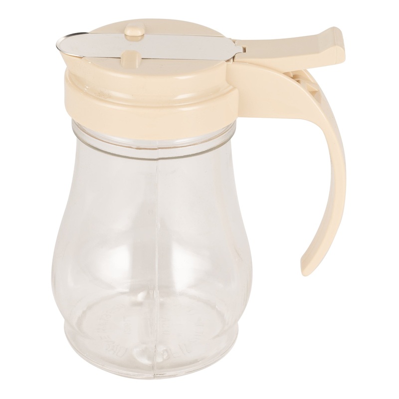 Vollrath Dripcut Syrup Dispenser, 7 oz, Beige