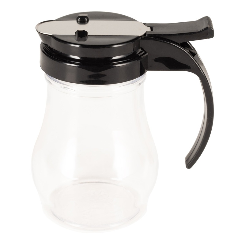 Vollrath Dripcut Syrup Dispenser, 7 oz, Black
