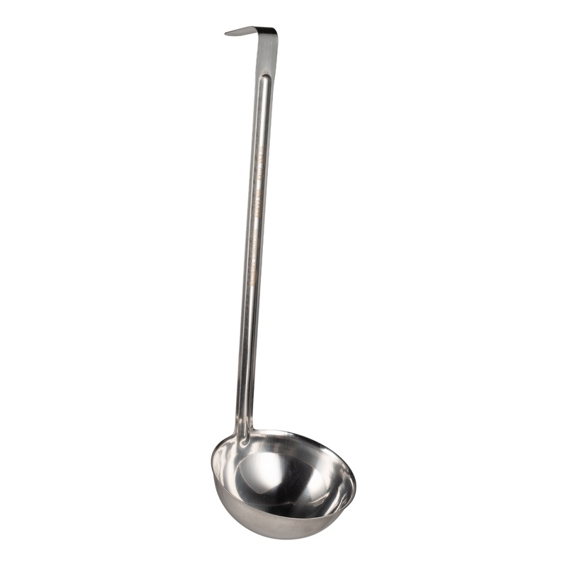 Vollrath Economy One-Piece Ladle, 12 oz, Stainless Steel