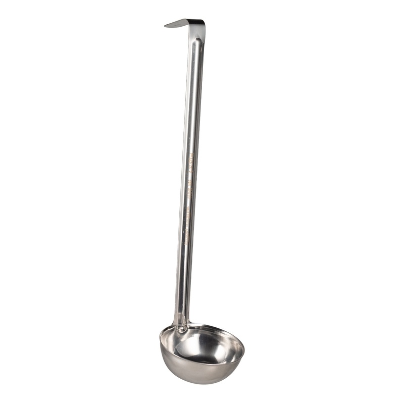 Vollrath Economy One-Piece Ladle, 6 oz, Stainless Steel