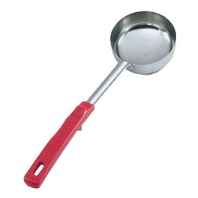 Vollrath Grip N Serve Round Solid Spoodle, Color Coded Handle, 8 oz, Orange