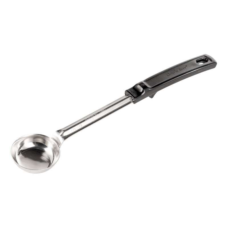 Vollrath Grip N Serve Solid Round Spoodle, 1 oz, Black Handle