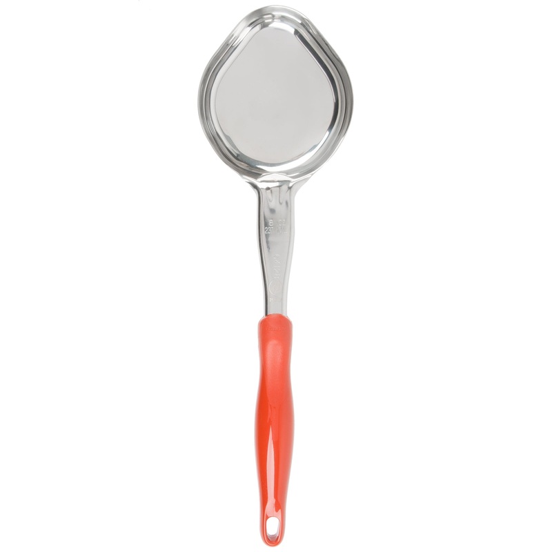 Vollrath Heavy Duty Color Coded Oval Spoodle, 8 oz, Orange