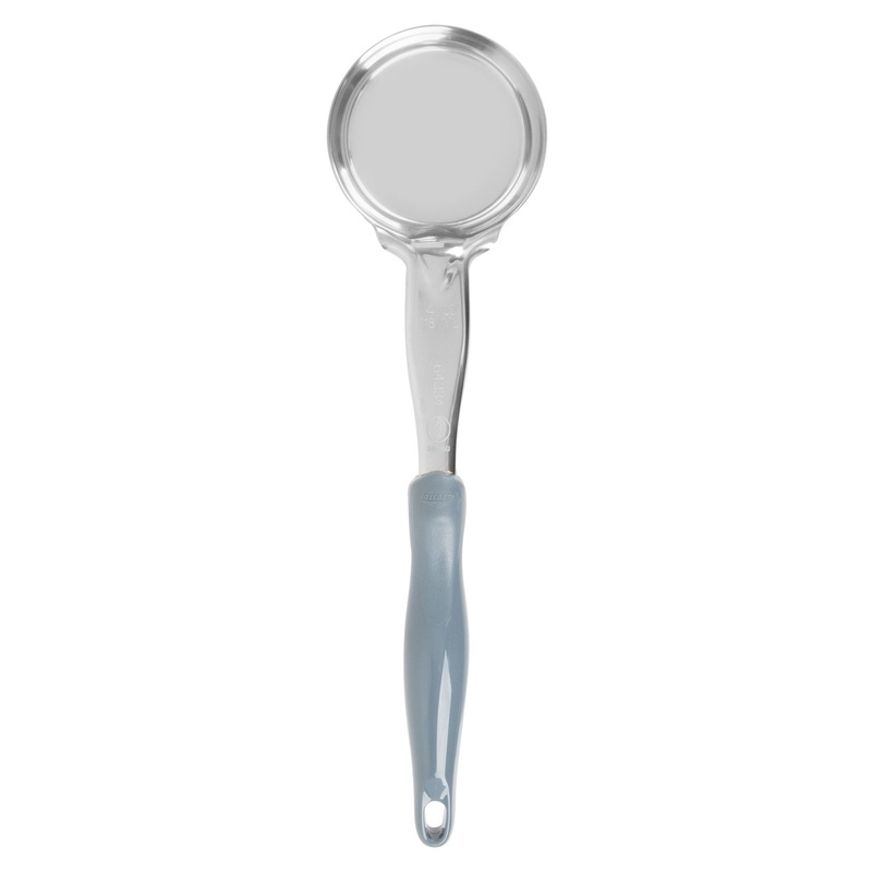 Vollrath Heavy-Duty Colour Coded Round Solid Spoodle, 4 oz, Grey