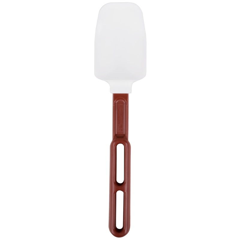 Vollrath High Temp Silicone SoftSpoon Spatula, 10", Red
