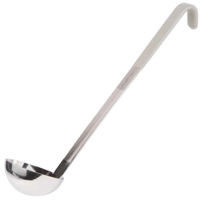 Vollrath Kool Touch Color-Coded One-Piece Ladle, 4 oz, Grey