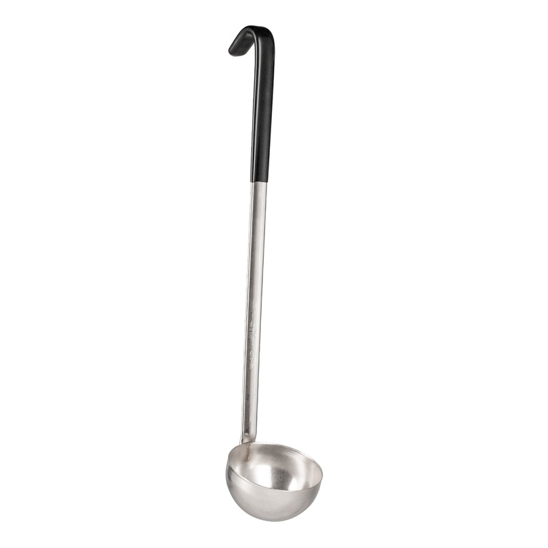 Vollrath Kool Touch Heavy-Duty Ladle, 4 oz, Black Handle