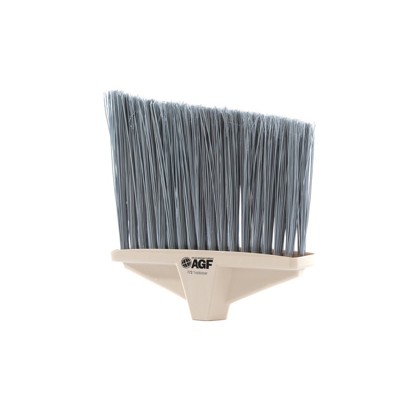 Atlas Graham Furgale Trailblazer Upright Broom Head, 9.5", Grey