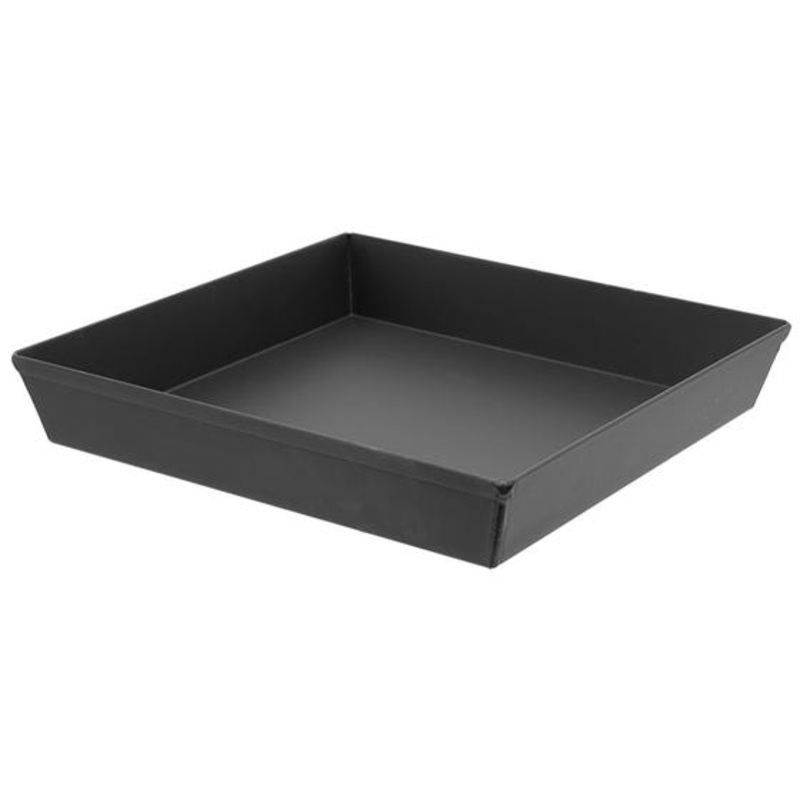 Lloyd Pans Heavy Duty Nesting Sicilian-Style Pizza Pans, Aluminum, 12" x 12" x 1.5"