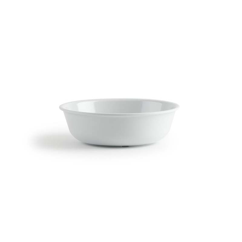 Mistral MIRALYN Serving Bowl, 1 Qt, White Melamine