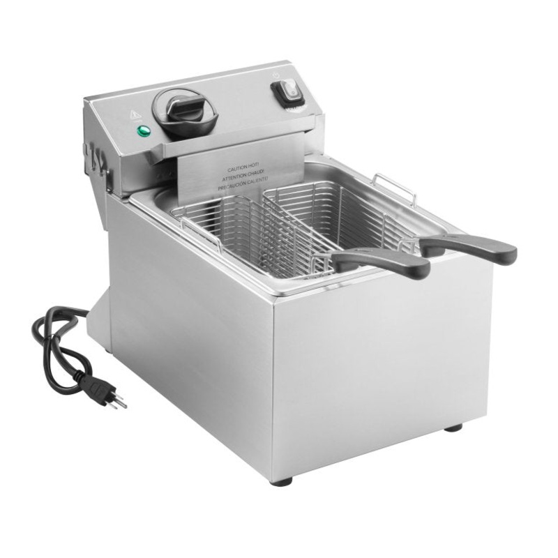 Vollrath CF2-1800-C Electric Standard-Duty Countertop Deep Fryer, 10 lb, 120V
