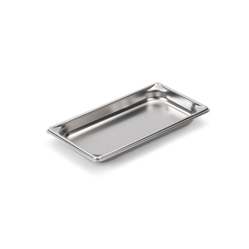 Vollrath Super Pan V 1/3 Size Food Pan, 1.25" Deep, 22 Gauge, Stainless Steel