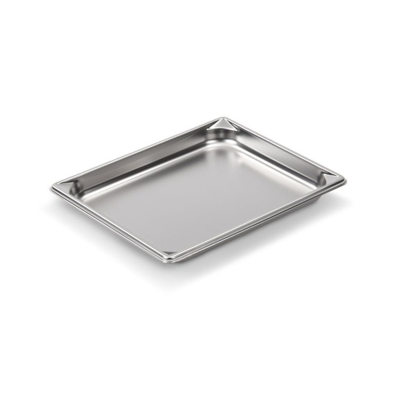 Vollrath Super Pan V Half Size Food Pan, 1.25" Deep, 22 Gauge, Stainless Steel