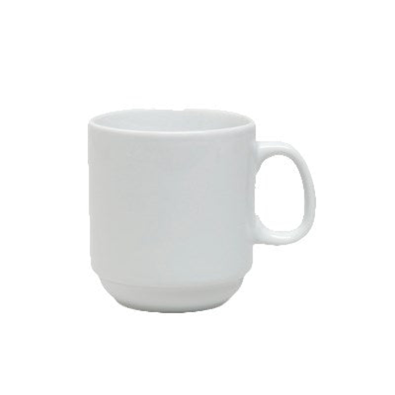 Steelite Varick Cafe Porcelain Stack Coffee Cup, 10 oz (12-pack)