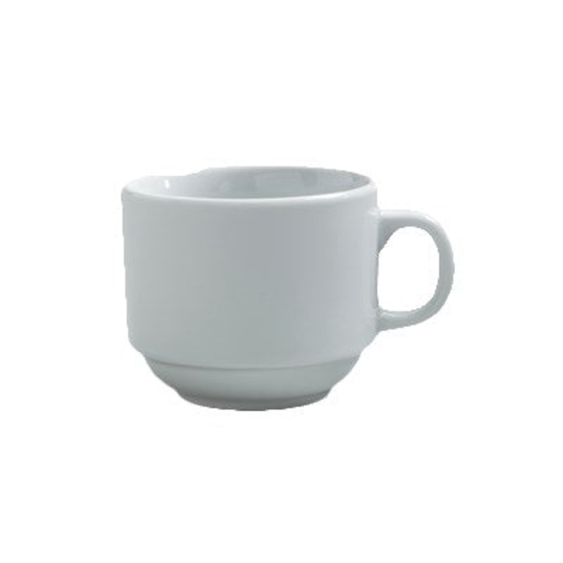 Steelite Varick Cafe Porcelain Stack Coffee Cup, 7 oz (12-pack)