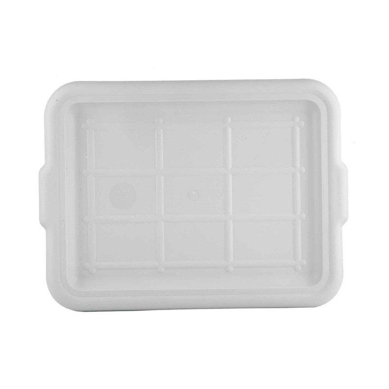 TableCraft Bus/Utility Bin Cover, 21.25" x 15.75", Grey