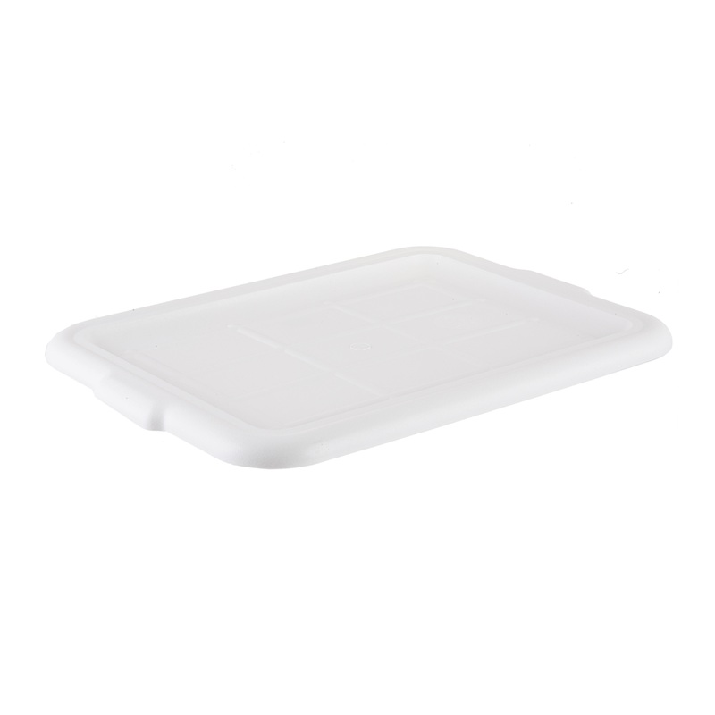 TableCraft Bus/Utility Bin Cover, 21.25" x 15.75", White (12-pack)