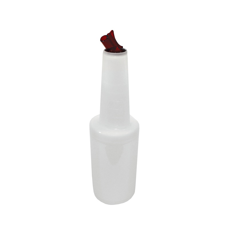 TableCraft PourMaster Complete Pour Bottle Set, 32 oz, Red