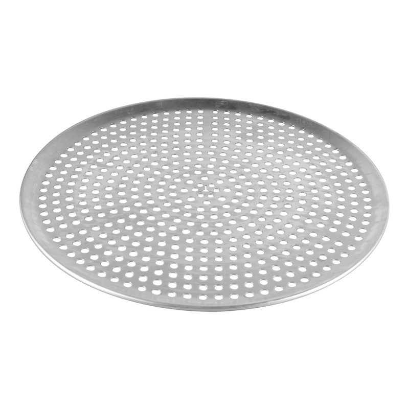 SignatureWares Perforated Pizza Pan, 14", Aluminum