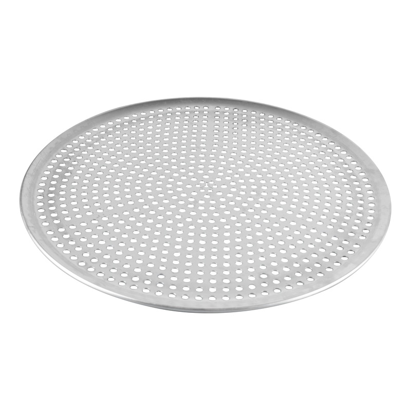 SignatureWares Perforated Pizza Pan, 17", Aluminum
