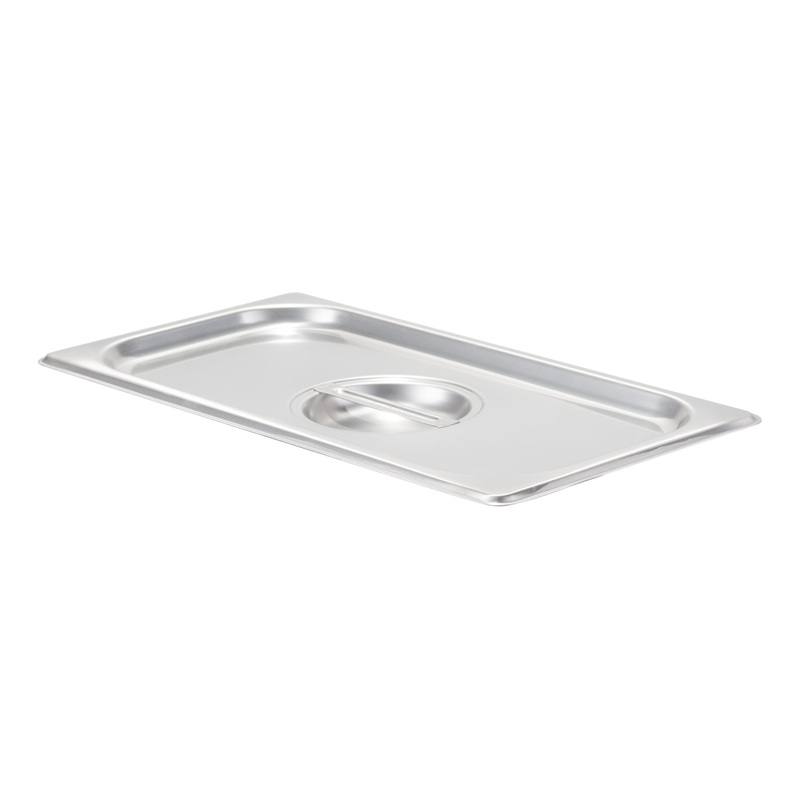 SignatureWares Solid Food Pan Cover, 1/3 Size, Stainless Steel