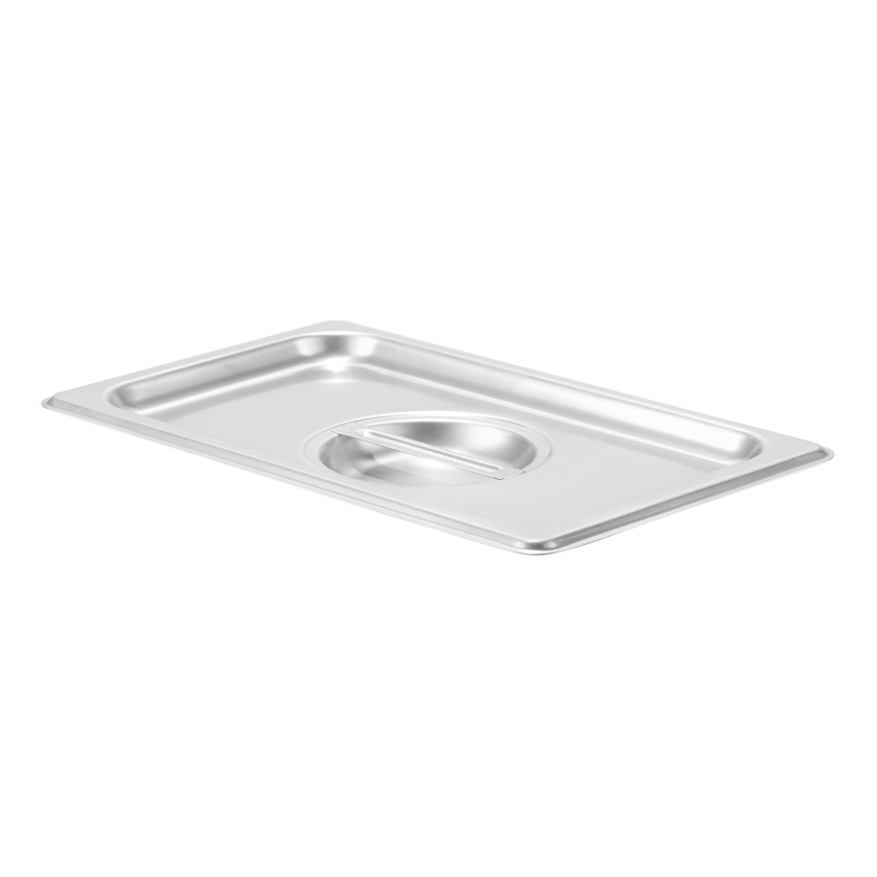 SignatureWares Solid Food Pan Cover, 1/4 Size, Stainless Steel