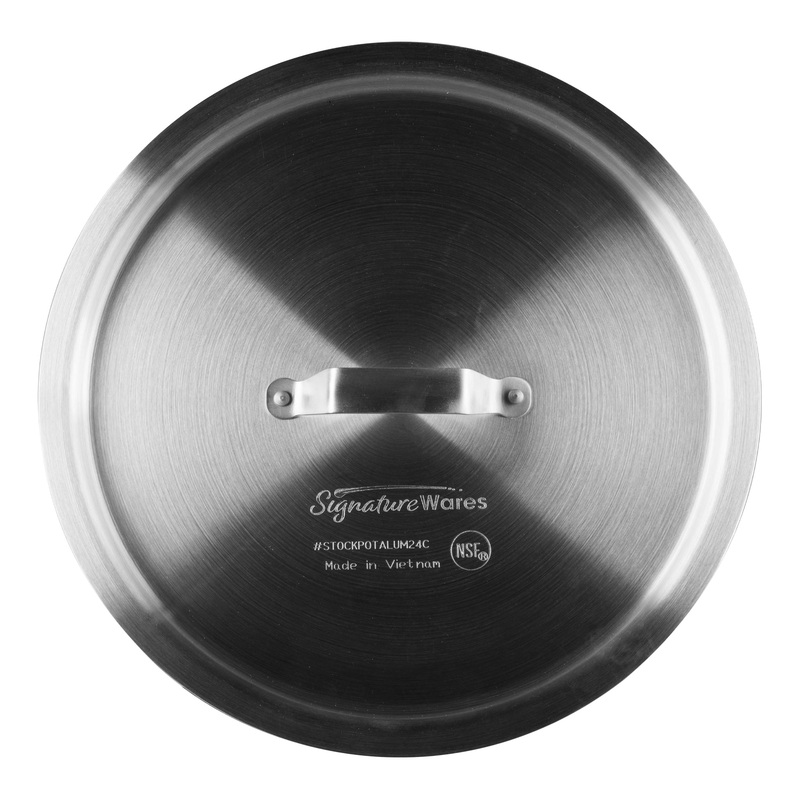 SignatureWares Stock Pot Cover, 24 qt, Aluminum