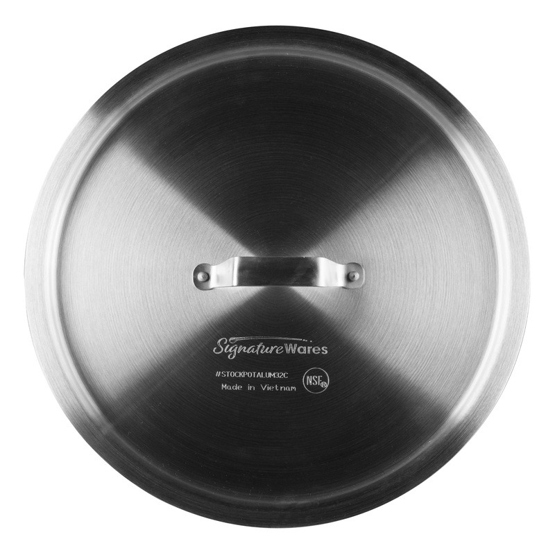 SignatureWares Stock Pot Cover, 32 qt, Aluminum