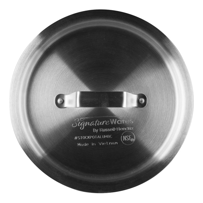 SignatureWares Stock Pot Cover, 8 qt, Aluminum