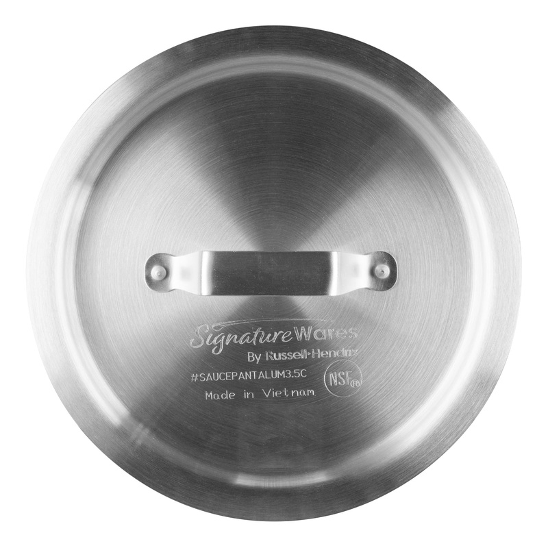 SignatureWares Tapered Sauce Pan Cover, 3.5 qt, Aluminum