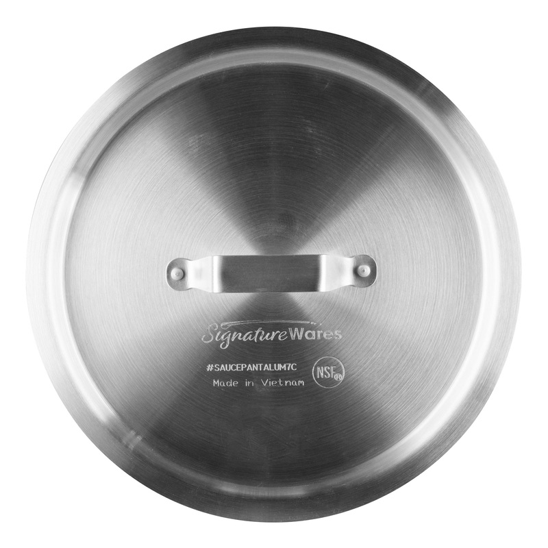 SignatureWares Tapered Sauce Pan Cover, 7 qt, Aluminum
