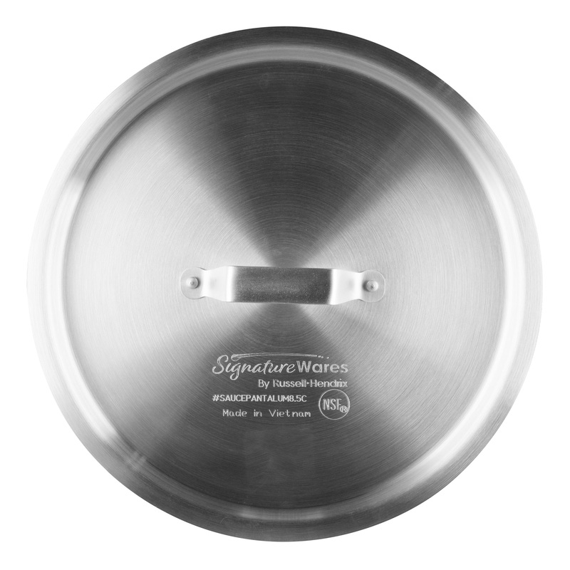 SignatureWares Tapered Sauce Pan Cover, 8.5 qt, Aluminum
