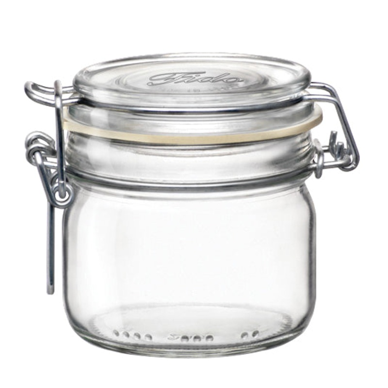 Steelite Bormioli Rocco Glass Fido Jar w/Snap Lid, 7.75 oz (12-pack)