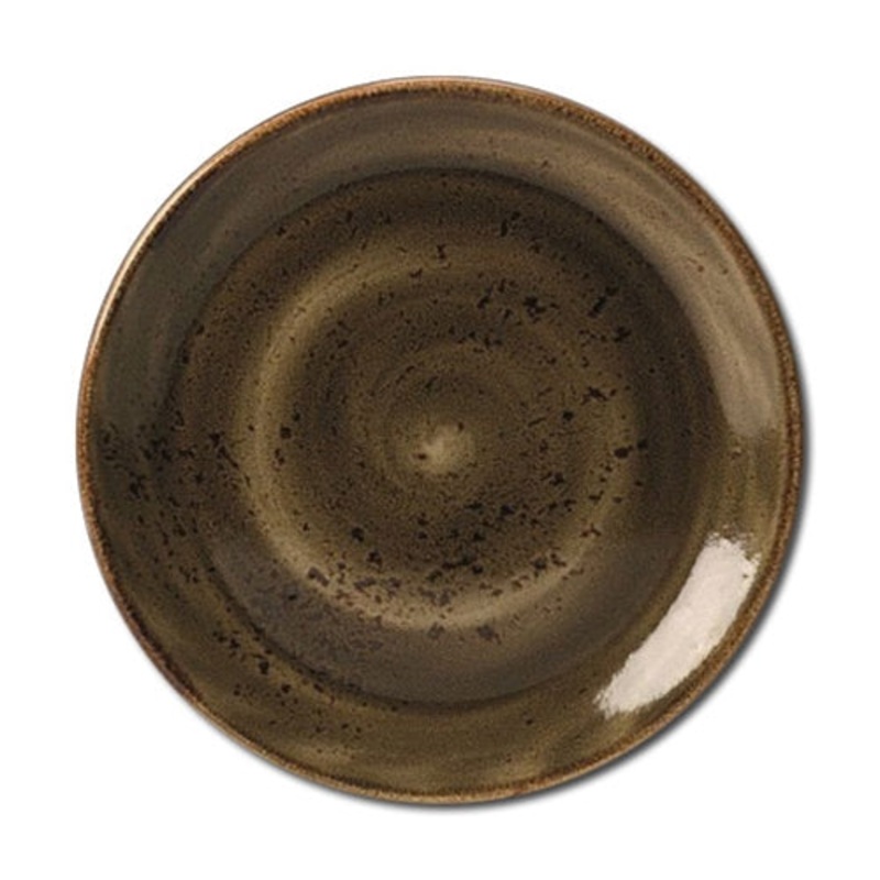 Steelite Craft Coupe Plate, 6", Brown (36-pack)