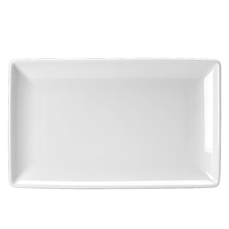 Steelite Parliament Rectangular Tray, 10 5/8" x 6 1/2" (6-pack)