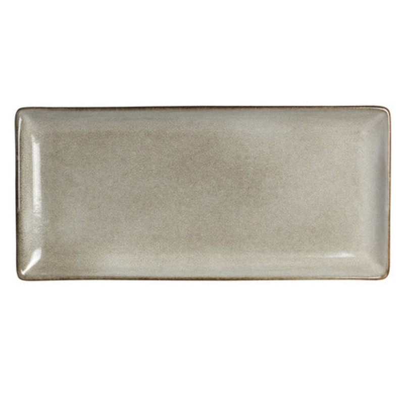 Steelite Potter's Collection Rectangular Tray, 15" x 7", Pier (6-pack)