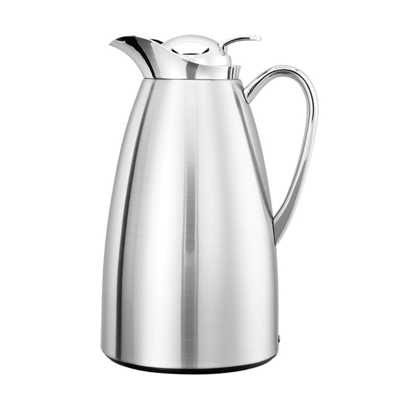Service Ideas Classy Vacuum Insulated Carafe, 1 L, Stainless Steel/Polished