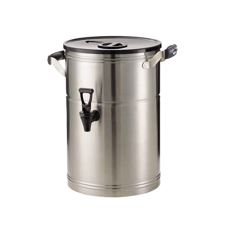 Service Ideas Commercial Tea Urn with Brew-Thru Lid, 3 gal, Stainless Steel