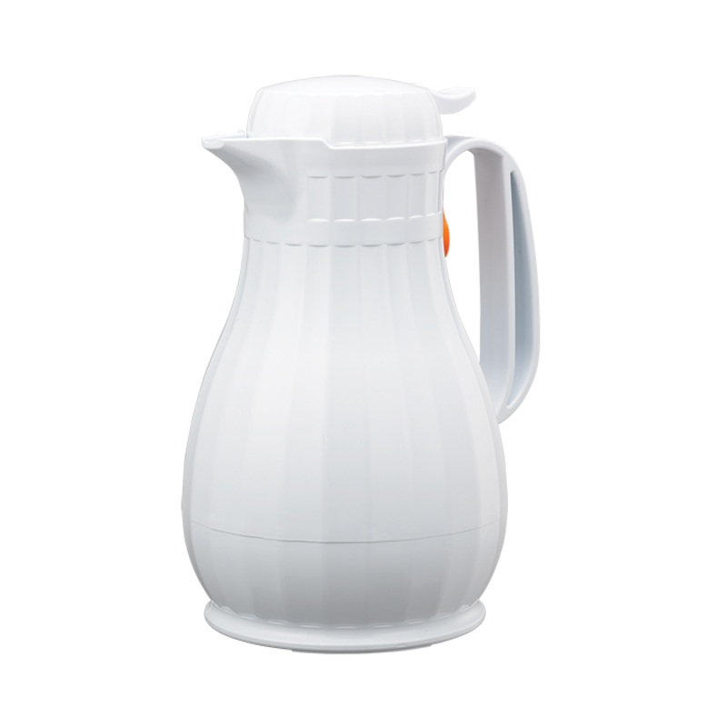 Service Ideas Eco-Serve Insulated Carafe, 1.3 L, Plastic, White