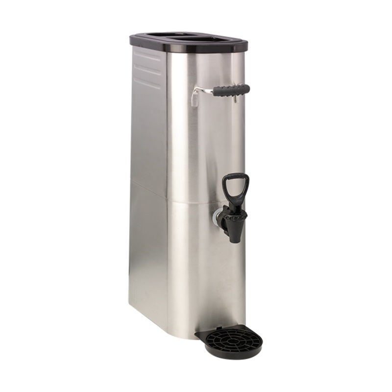 Service Ideas Slim Commercial Tea Urn, 3.5 Gal, Stainless Steel