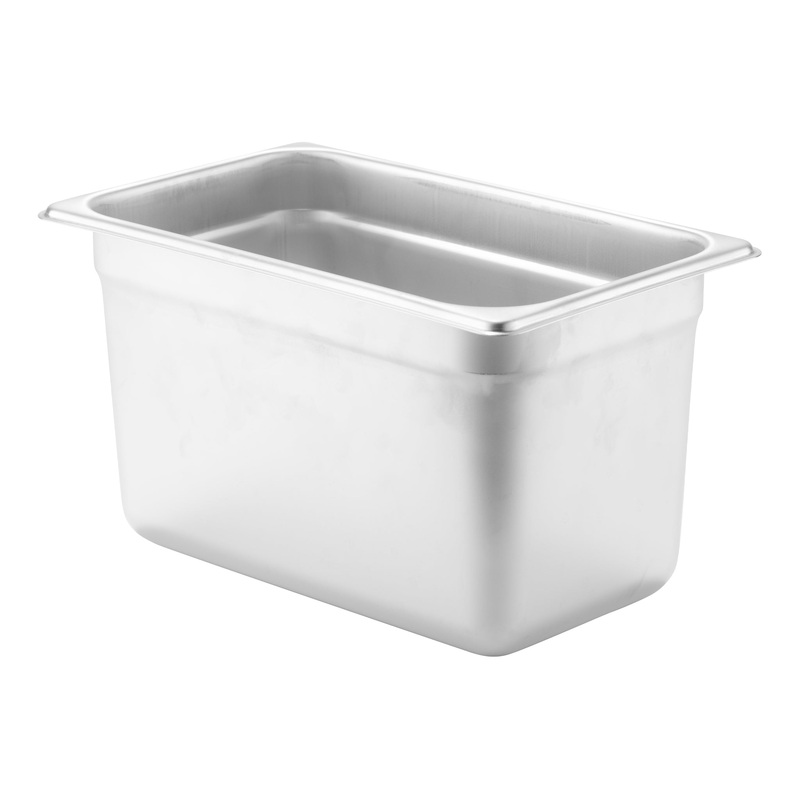 SignatureWares 1/4 Size Food Pan, 6" Deep, 24 Gauge Stainless Steel