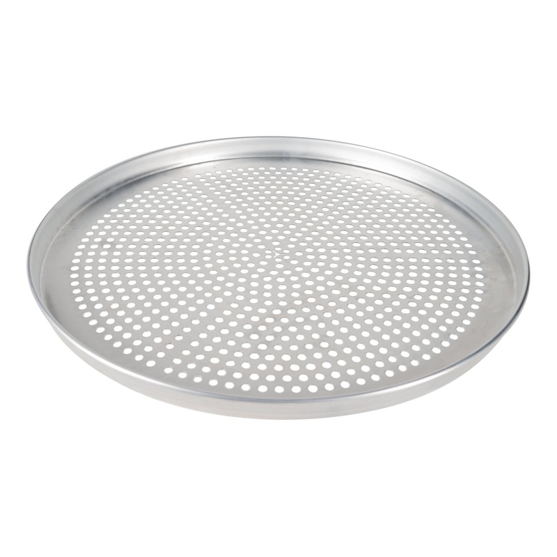 SignatureWares Deep Dish Perforated Pizza Pan, 18", Aluminum