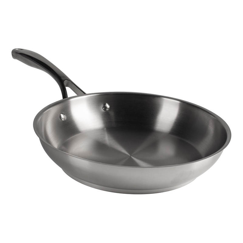 SignatureWares Frying Pan, 11", Stainless Steel, Natural Finish