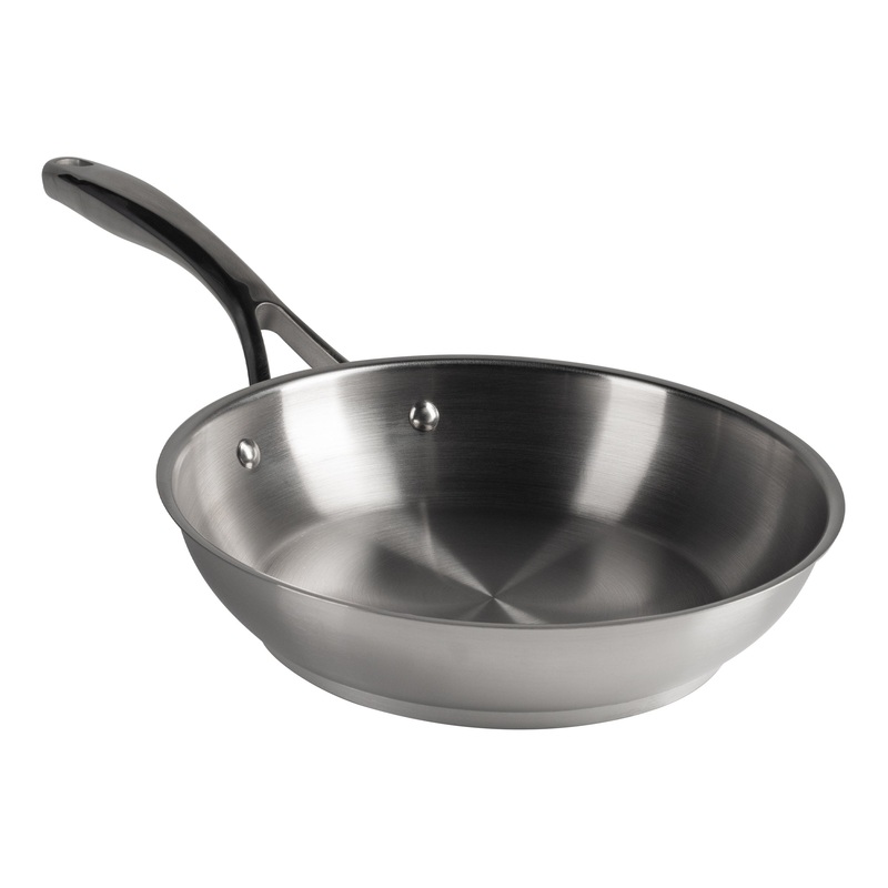 SignatureWares Frying Pan, 9.5", Stainless Steel, Natural Finish