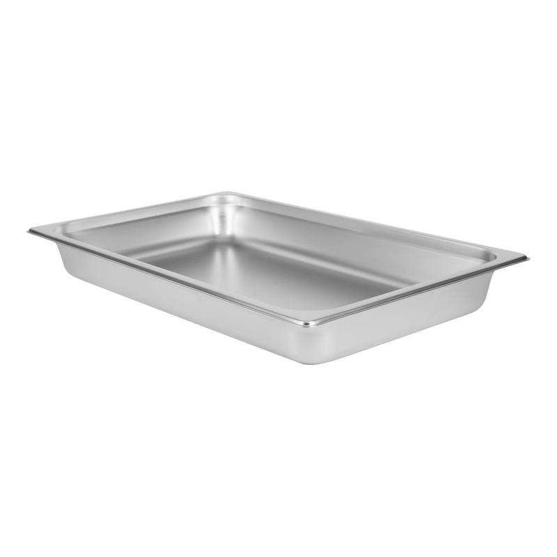 SignatureWares Full Size Food Pan, 2 1/2" Deep, 24 Gauge Stainless Steel