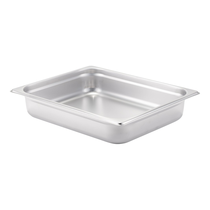 SignatureWares Half Size Food Pan, 2 1/2" Deep, 24 Gauge Stainless Steel