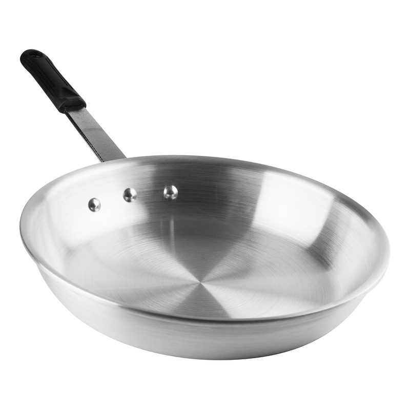 SignatureWares Heavy Duty Frying Pan, 12", Aluminum, Natural Finish