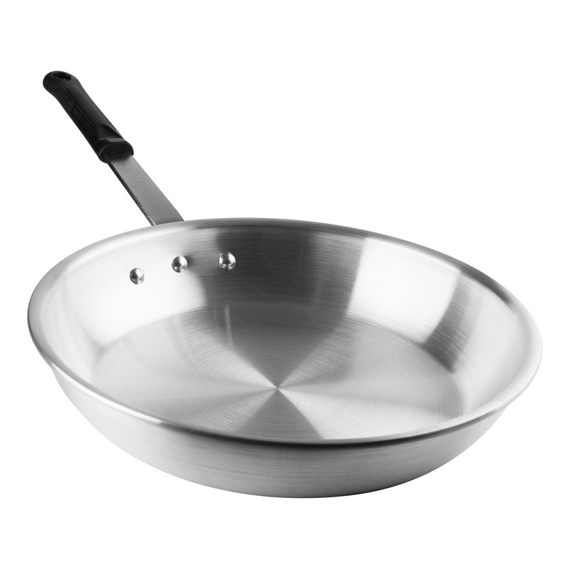 SignatureWares Heavy Duty Frying Pan, 14", Aluminum, Natural Finish